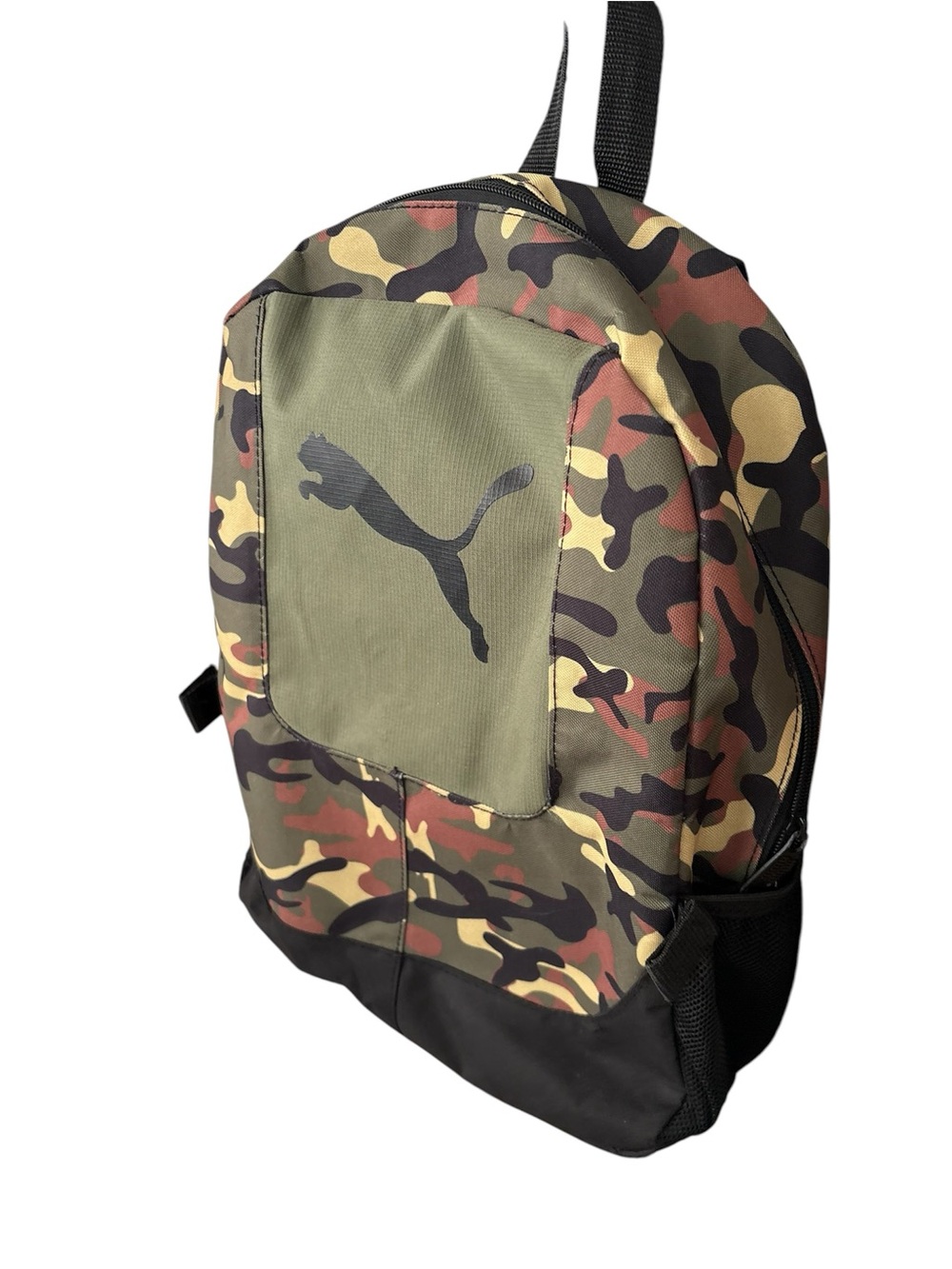 Puma Camouflage Backpack and Lunch Bag Set - Olive Green Camo - Picture 4 of 7